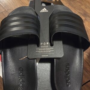 Adidas Black Slide Sandals